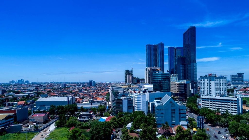 10 kota skyline terbaik kota Surabaya
